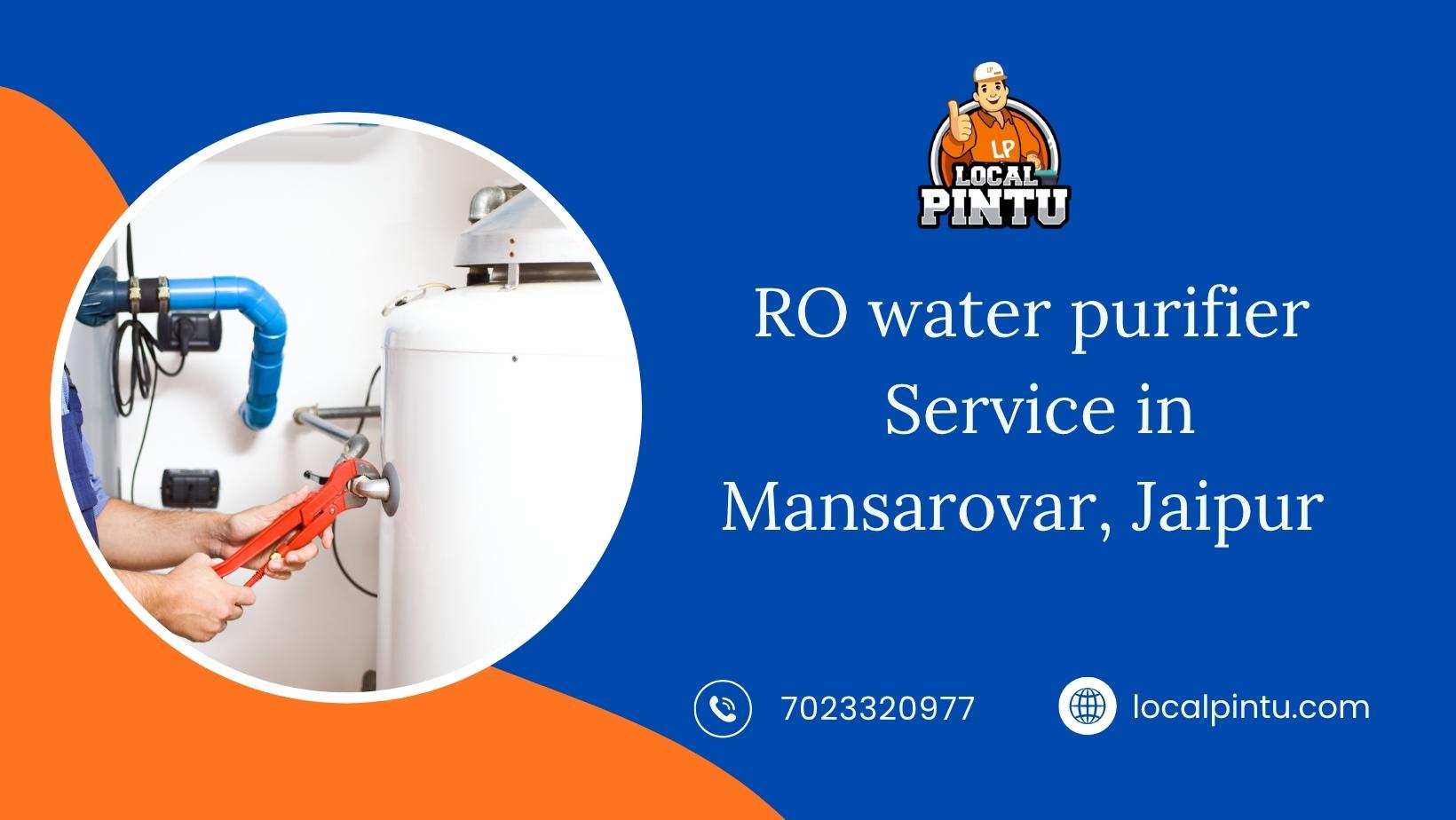 RO water purifier service in Mansarovar, Jaipur Image
