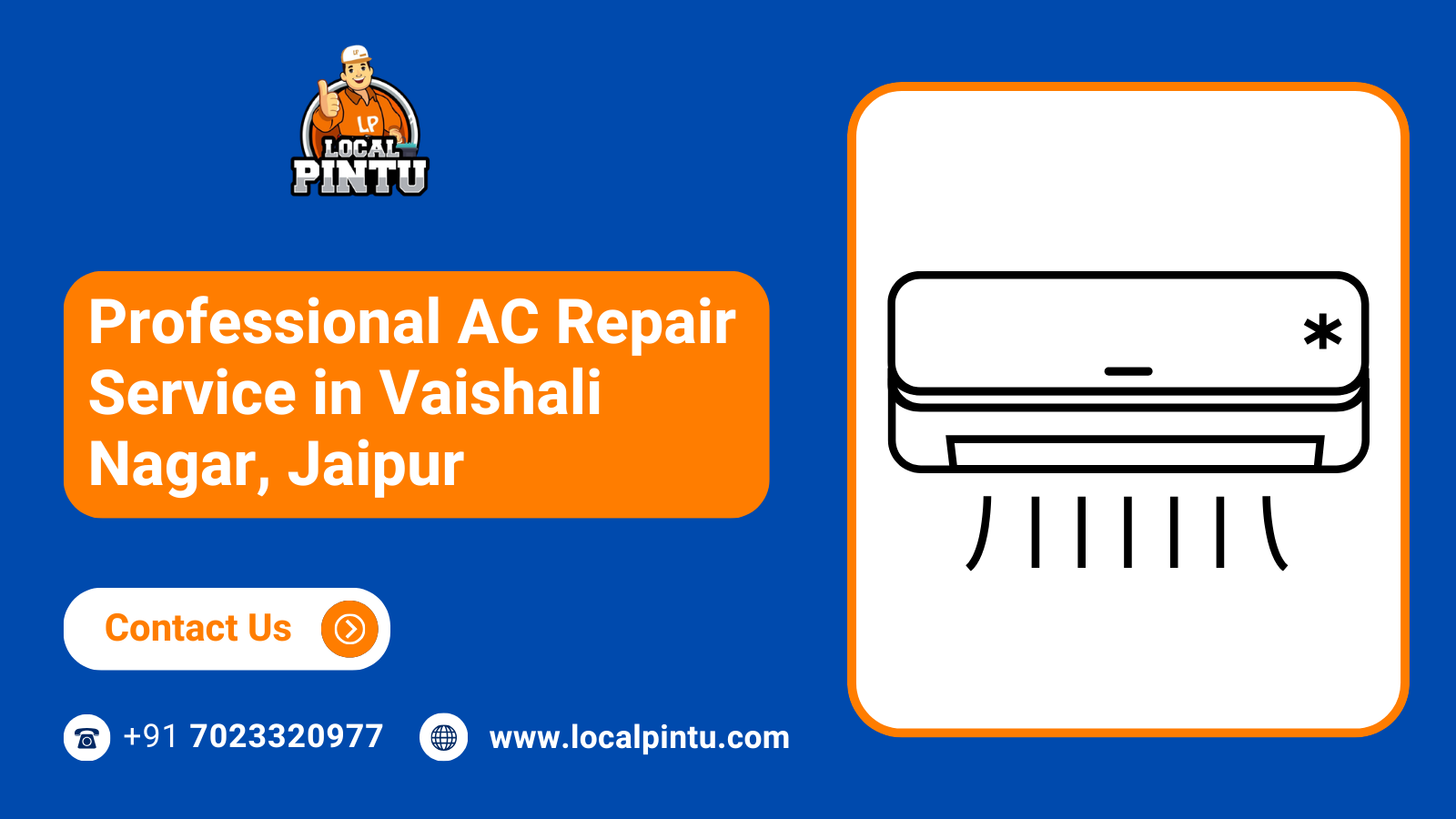 Professional AC Repair Service in Vaishali Nagar Jaipur